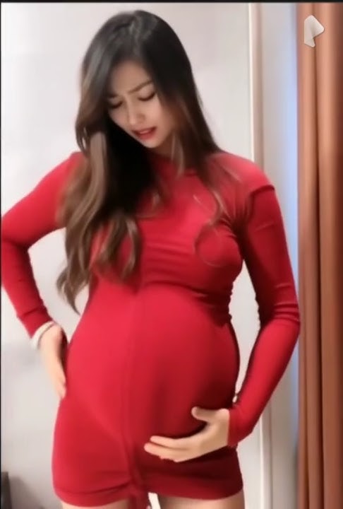 pregnant asían get contractions #pregnancy #pregnant #cute #vore