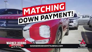 🚗💨 DOUBLE Your Down Payment at Warner Robins Mitsubishi + No Credit Check Necessary💰 ✨