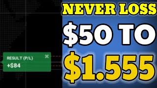 100% Real Account - $10 To $1.555 - Easy To Win Streak | Best Binary Options Strategy 2021