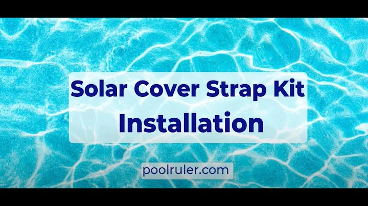 Instalação Completa do Kit de Correias para Rolo de Cobertura Solar da Pool Ruler