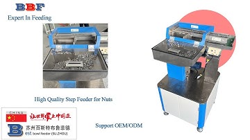 BBF customized automatic nut step feeder---Suzhou Best Bowl Feeder (China)