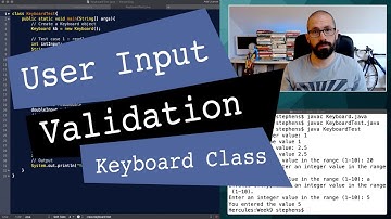 Java Keyboard class for User Input Validation