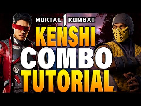 Mortal Kombat 1 Kenshi Scorpion Combos - Mortal Kombat 1 Kenshi Combo Tutorial Scorpion Kameo