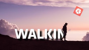 Reveal TEXT as you WALK | Masking | Kinemaster Tutorial |