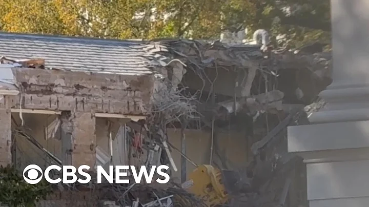 White House begins demolishing East Wing to build ballroom