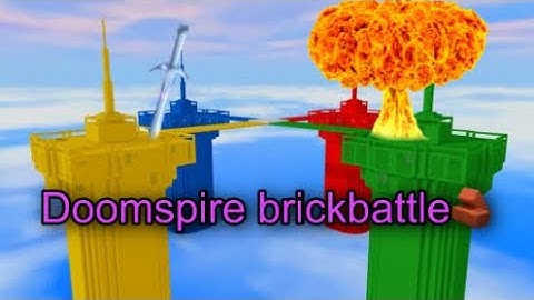 Destroying towers! Doomspire brickbattle | Roblox