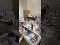 汚部屋の机を片付けるVlog