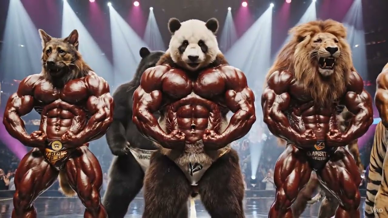 AI Animals Doing Bodybuilding… You Won’t Believe This! 😱💪