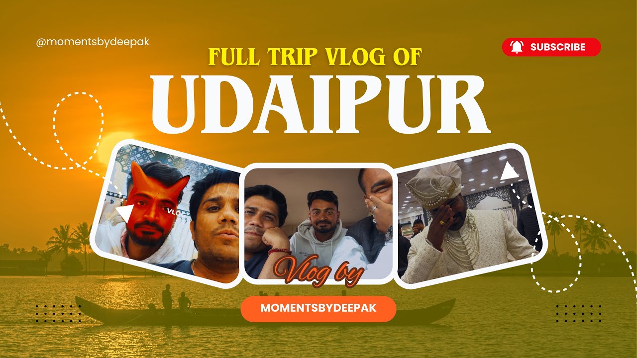 Udaipur Vlog with Friends | Exploring the City of Lakes | Rajasthan Trip