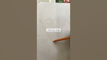 How to transfer a drawing onto a canvas/paper (without tracing paper)