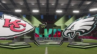 Chiefs vs Eagles Superbowl Simulation #2 (Madden 23 Next Gen)