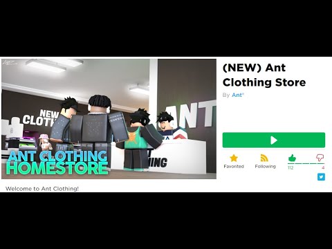 The Ant Clothing Store Has Been Released Roblox YouTube Hqdefault 