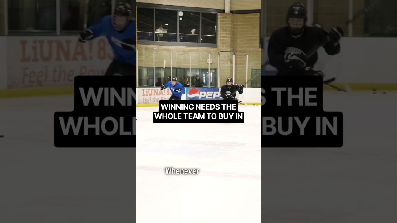 WINNING NEEDS THE WHOLE TEAM TO BUY IN #hockeycoaching #hockeytraining