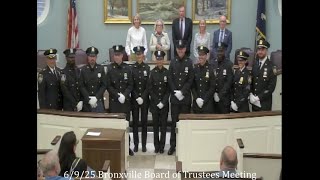 6/9/2025 Bronxville Board of Trustees Meeting