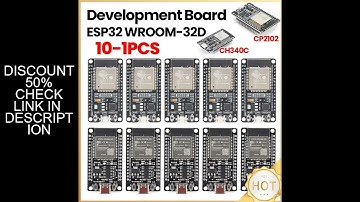 1-10PCS ESP32 WROOM-32 Development Board TYPE-C CH340C/ CP2102 WiFi+Bluetooth Ultra-Low Ultra-Low Po