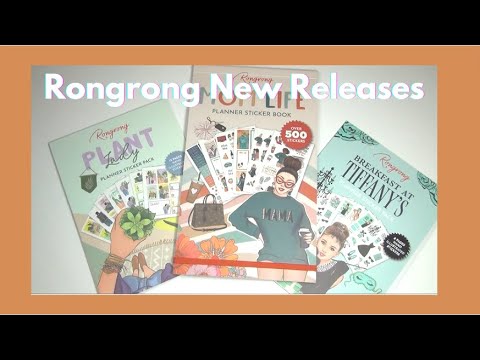 NEW Rongrong Devoe Undated Discbound Planner & Sticker Book Flip Through &  Review!