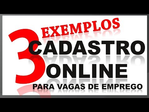 Vídeo: Como Se Registrar No Escritório De Empregos