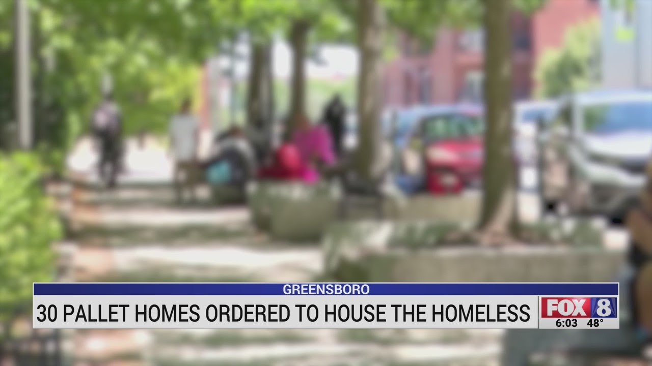 30 pallet homes ordered in Greensboro to house those facing