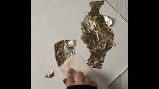 Step by step Gold leaf Arabic Calligraphy #goldleaf #tutorial #art