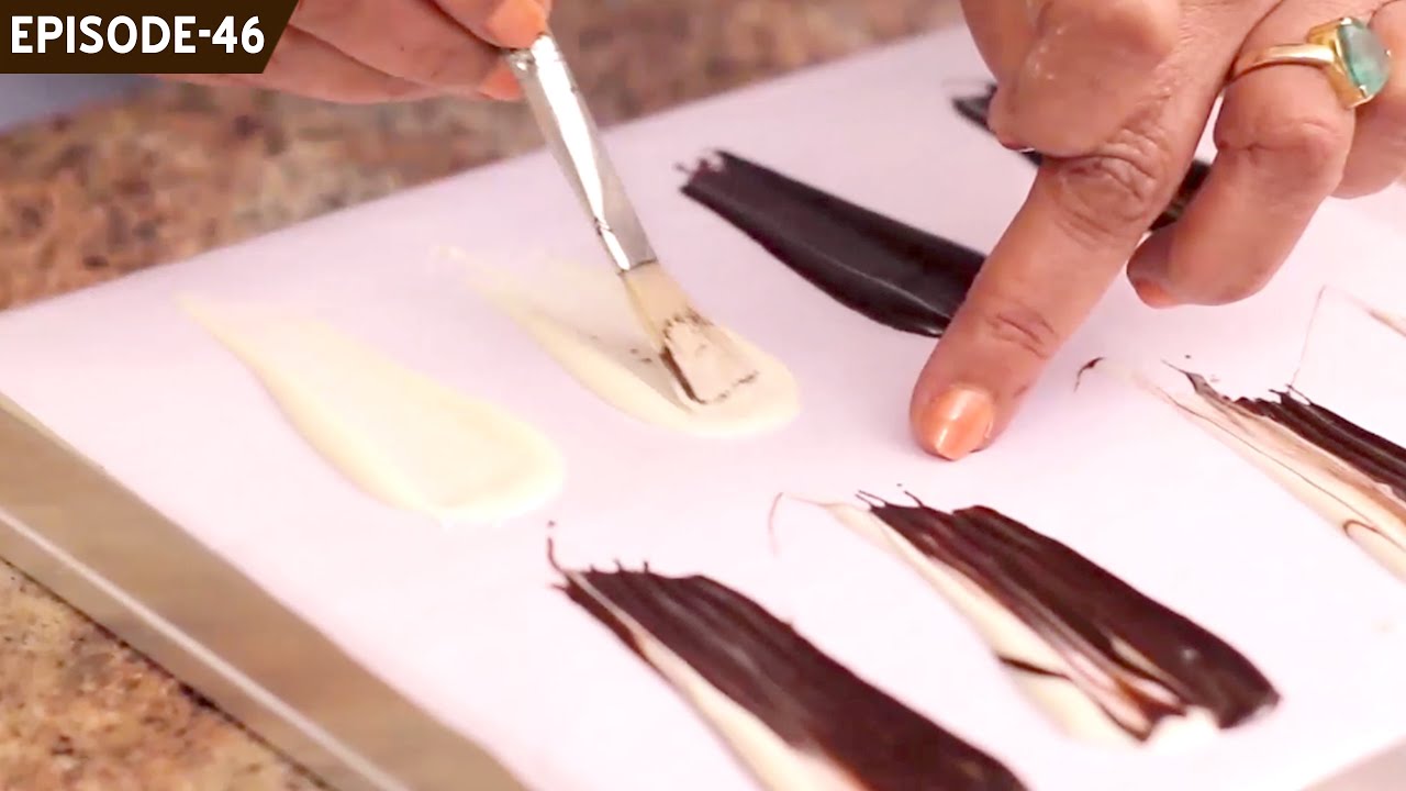 How to Make Chocolate Brush Strokes
