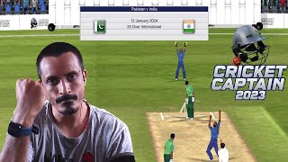 First Look India vs Pakistan in Real Cricket simulation game - Cricket Captain 2023 - Match Gameplay screenshot 5