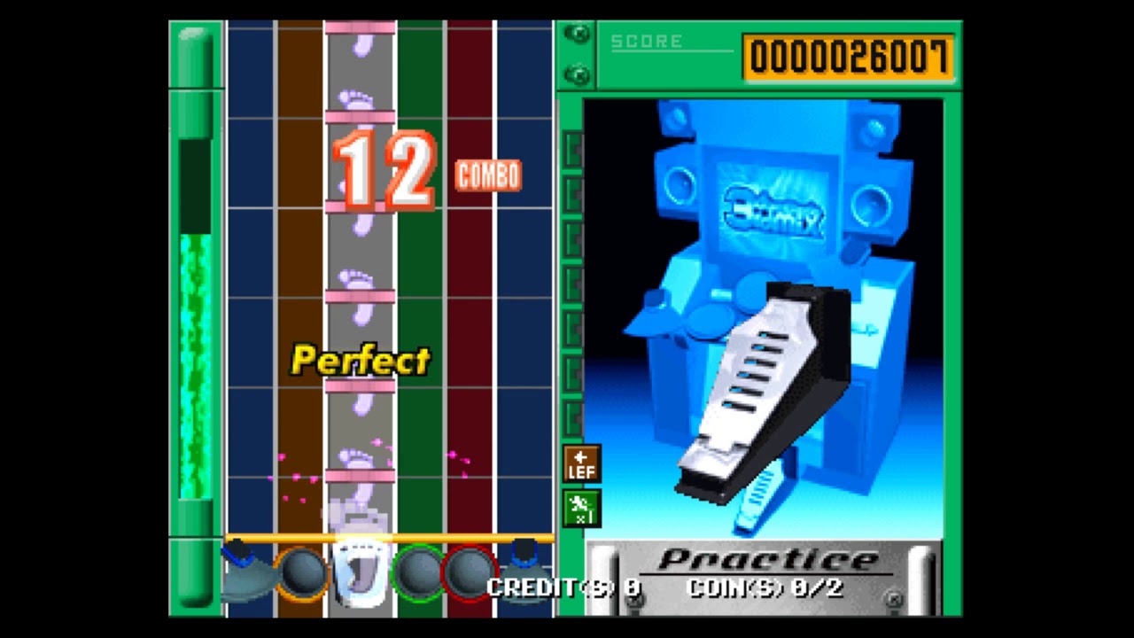 Drummania 3rd Mix - Practice mode