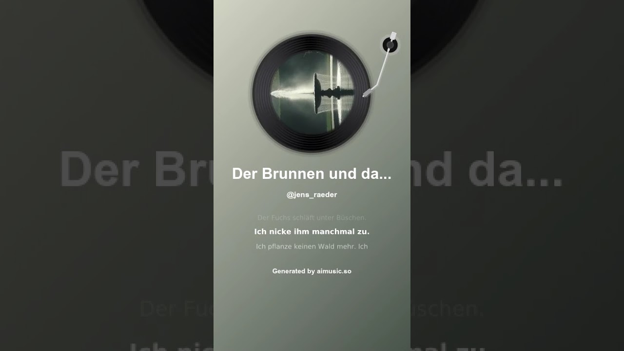 Der Brunnen und das Verlangen