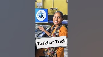 💥Your name on Taskbar #shorts #taskbar #ytshorts #ytviral #ytshort #computertricks