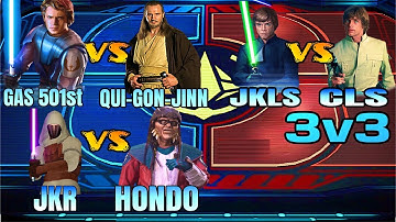 [3v3] 501st vs QGJ - JKLS vs CLS - JKR vs HONDO - SWGOH/GAC