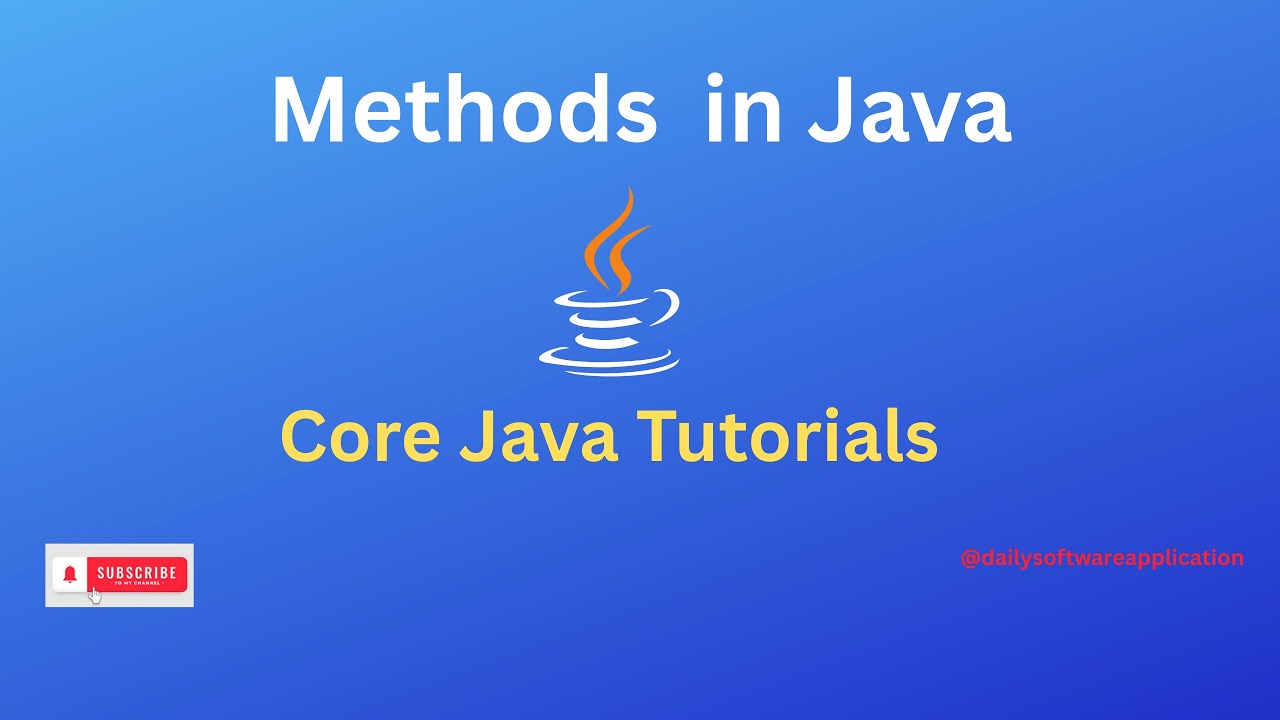 Methods in Java
