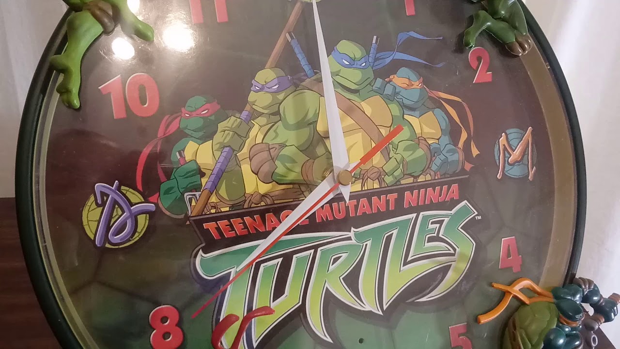 Teenage Mutant Ninja Turtles Clock YouTube