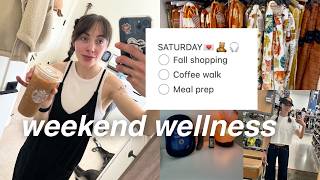 summer weekends *as an introvert* 🍵🥝  early FALL shopping & coaching a workout class