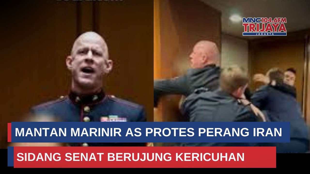 Viral! Mantan Marinir AS Protes Operasi AS–Israel ke Iran di Sidang Senat | Trijaya Update