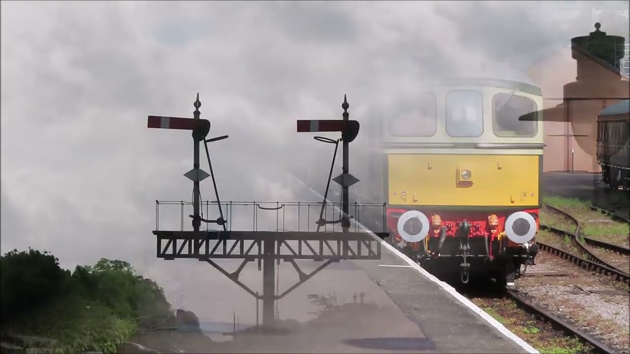 DIESEL AND STEAM TRAINS AT MINEHEAD AND BLUE ANCHOR WSR 15 JULY 2023