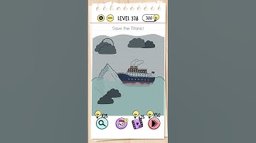 Braintest Level 378.Walkthrough Solution. Save the titanic. #shorts #braintest #gaming #games