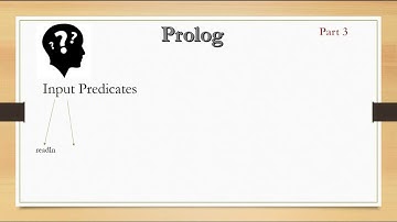 Prolog - Part 3 Input and Output Predicate built_in Predicates