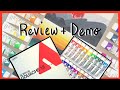 Holbein Acrylic Gouache Review | Swatches & Full Painting | Acryla Gouache 18 Color Set