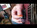 Picking hand closeup and slomo chris brooks guitar