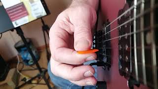 Picking Hand close-up and slo-mo. Chris Brooks Guitar