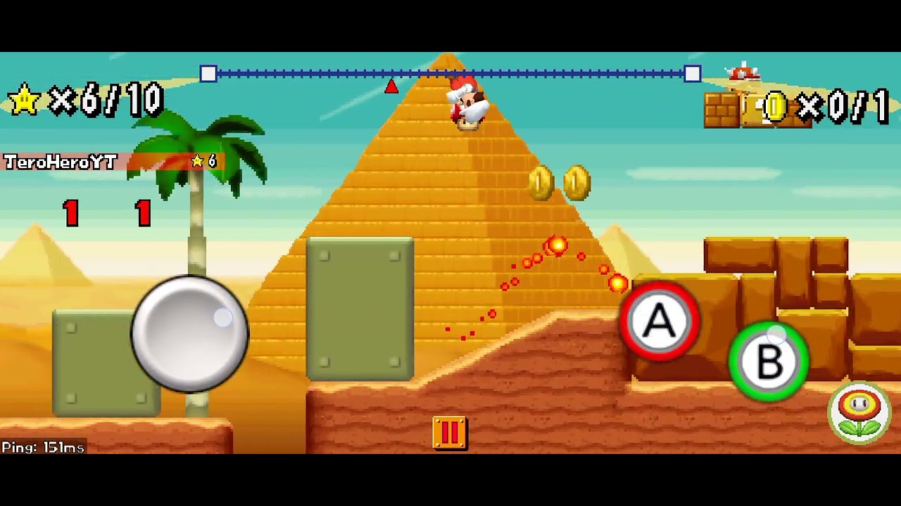 NSMB Mario VS Luigi Online Speedrun test #3