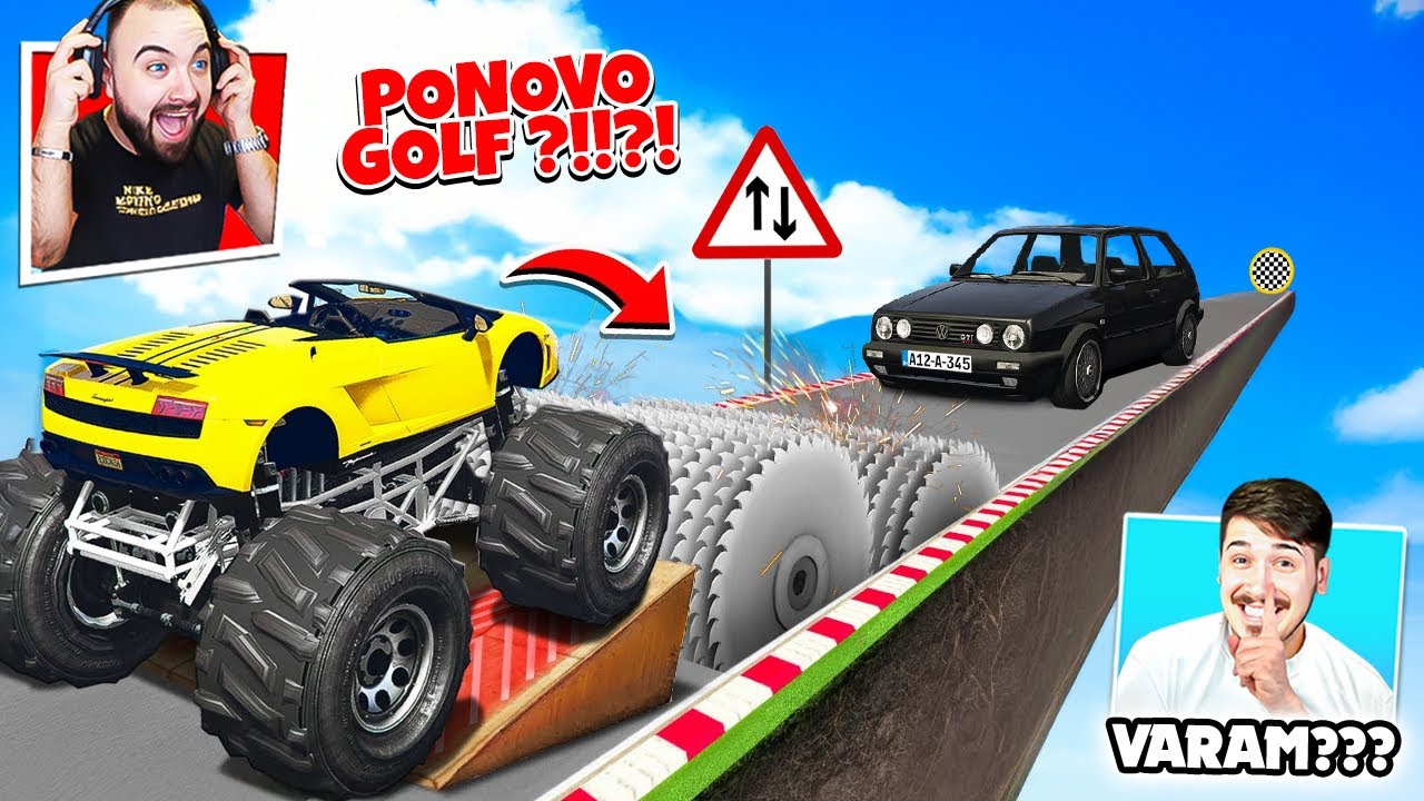 ŠONE I IMPE U GTA 5 TRKAMA GDE JE SVAKA GREŠKA KRAJ! !!??! 🏁💀