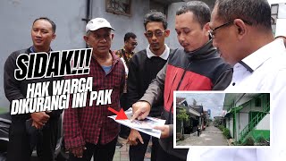 LAPOR PAK!!! Hak Warga Kampung Tengah Taman Pelangi Di Kurangi??? Cakji Langsung Sidak!!!