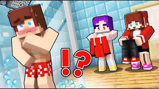 JJ GIRL and RUMI GIRL Stole JJ's CLOTHES !? - Maizen Minecraft