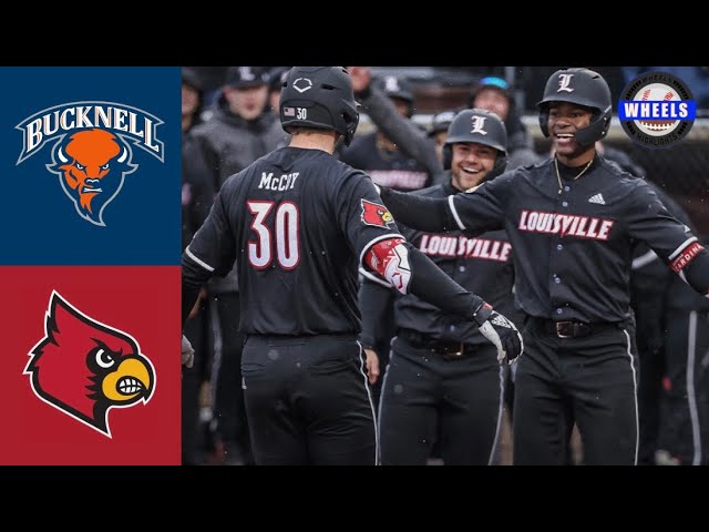 Bucknell vs #16 Louisville Highlights  2023 College Baseball Highlights 