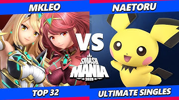 SmashMania 2025 - MkLeo (Pyra Mythra) Vs. NaetorU (Pichu) Smash Ultimate - SSBU