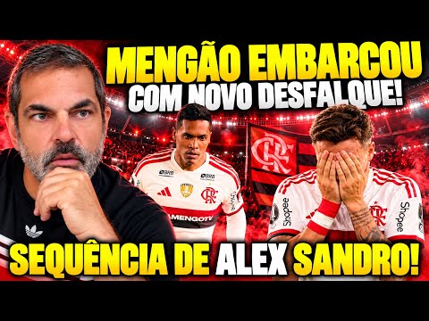 LAST-MINUTE ABSENCE TO FACE BAHIA! DELAYED FLIGHT FOR FLA! ALEX SANDRO TO START!