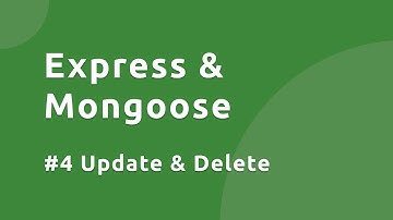 Express & Mongoose - #4 Update and Delete