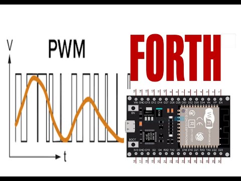 FORTH  PWM Ledstrip mosfet control with ESP32forth