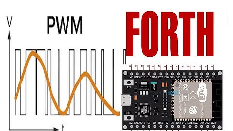 FORTH  PWM Ledstrip mosfet control with ESP32forth
