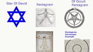 Star Of David And Pentagram